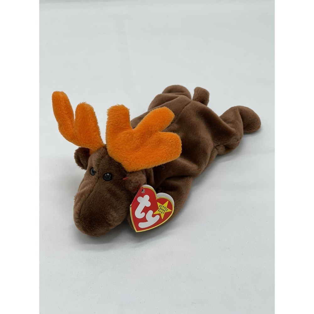 Retired Ty Beanie Baby Chocolate The Moose 1993 Vintage 90's